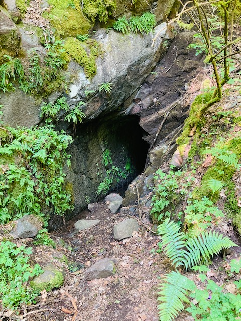 Historische Pinge in der Fischbacher Kupferlandschaft